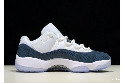 11 JORDAN - LOW CD6846-102 NAVY SNAKE (2019) RETRO 0815